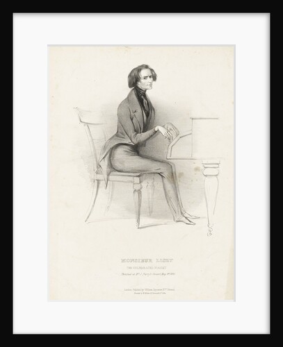 Monsieur Liszt. The Celebrated Pianist by W. Kohler