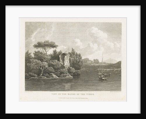 View on the Banks of the Tiber by J. Smith