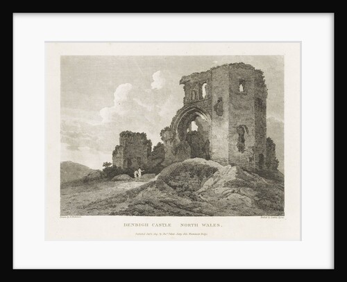 Denbigh Castle North Wales by Francis Nicholson