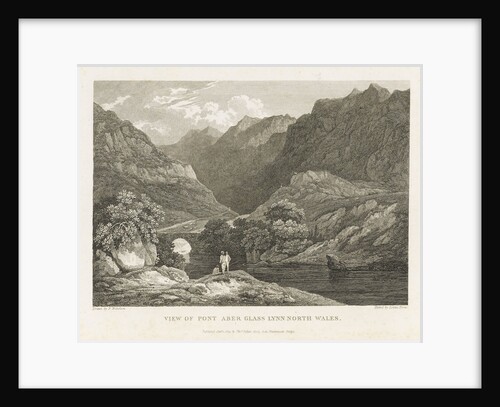 View of Pont Aber Glass Lynn, North Wales by Francis Nicholson
