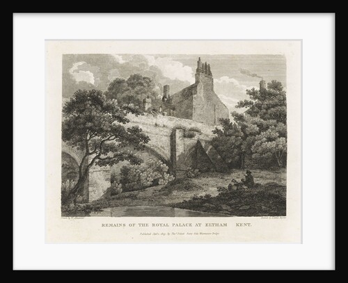 Remains of the Royal Palace at Eltham Kent by William Alexander