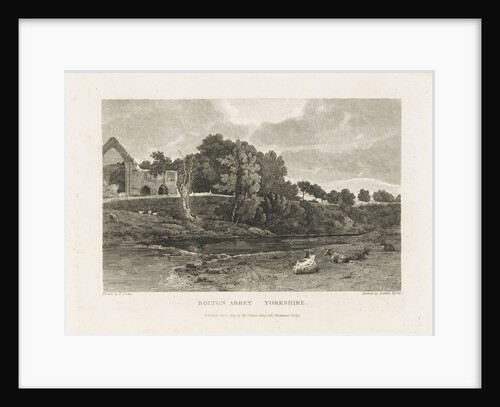 Bolton Abbey, Yorkshire by Thomas Girtin