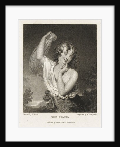 'The Sylph', detail by William Humphrys