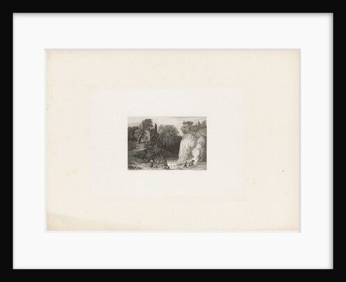 Riverside scene by Francis Herve