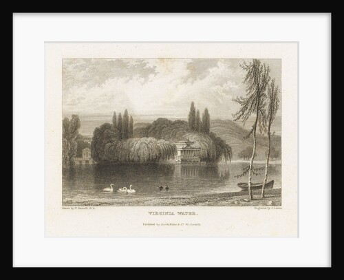 'Virginia Water', detail by William Daniell