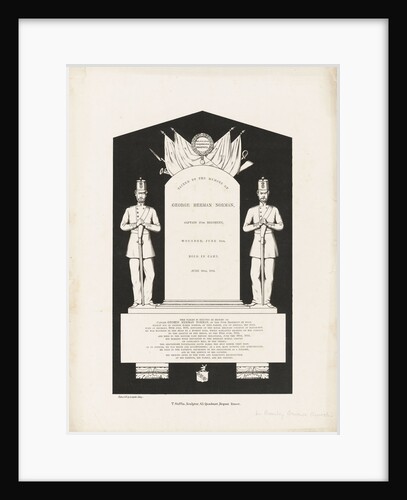 Memorial tablet of George Herman Norman by T. Gaffin
