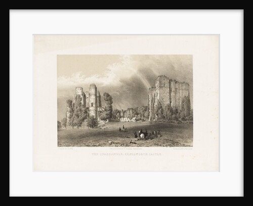 The Quadrangle, Kenilworth Castle by J. Salter