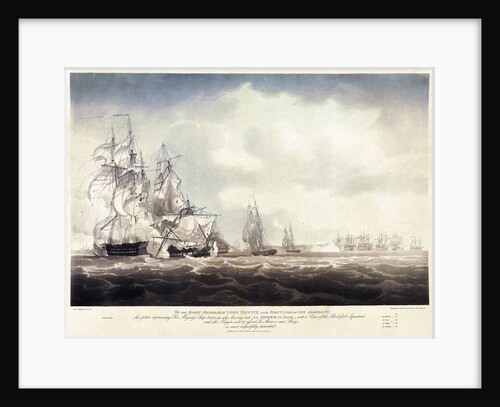 HMS 'Pallas' after having run 'La Minerve' by Nicholas Pocock