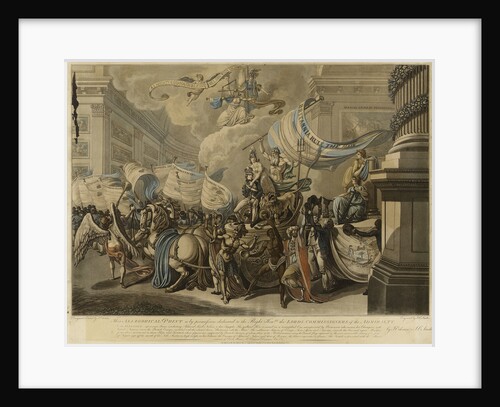 Fame conducting Admiral Lord Nelson to her Temple by Johann Eckstein