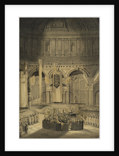 Interment of Nelson at St Paul's, 9 January 1806 by William Orme