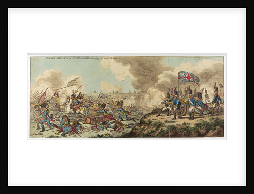French Invasion or Buonaparte Landing in Great Britain by James Gillray