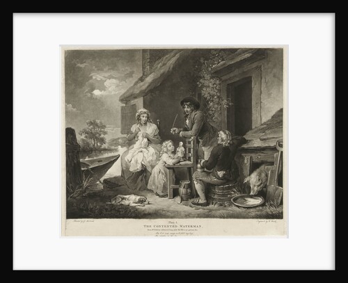 The Contented Waterman. From Mr Dibdin's celebrated Song, call'd My Poll & my partner Joe by George Morland