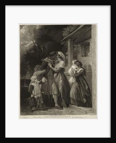 A sailor's return in peace by Thomas Stothard