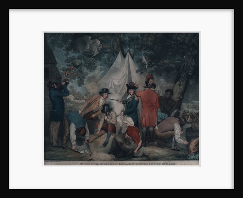 Founding of the Settlement of Port-Jackson at Botany Bay in New South Wales by T. Gosse