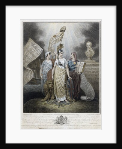 Plate to commemorate the abolition of the slave trade by Josiah Collyer