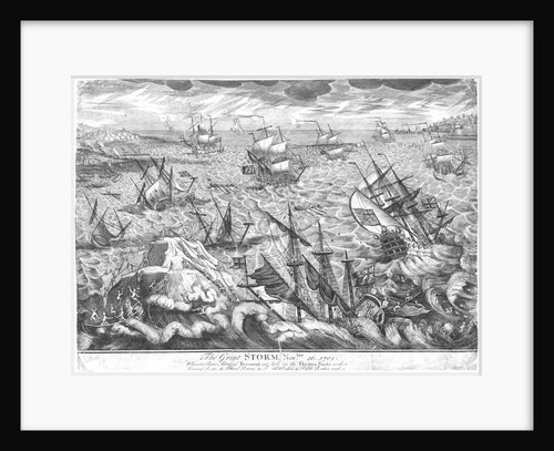 The Great Storm, 26 November 1703 by unknown
