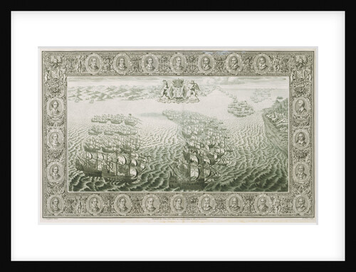 Armada 1588. 27th July the pursuit up the Straits by C. Lempriere