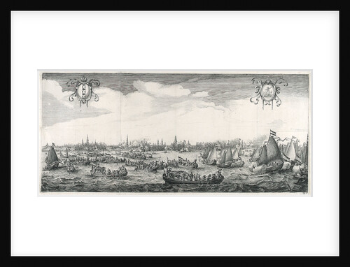 Royal visit to Amsterdam by Simon de Vlieger