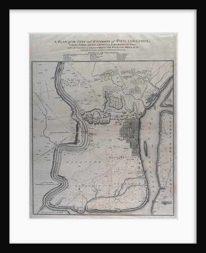 A plan of the city and environs of Philadelphia by William Faden