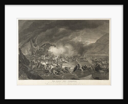 The scene before Gibraltar, 14 September 1782 by James Jefferys