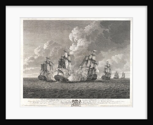 HMS 'Mediator' chasing the 'Menagere' by Nicholas Pocock