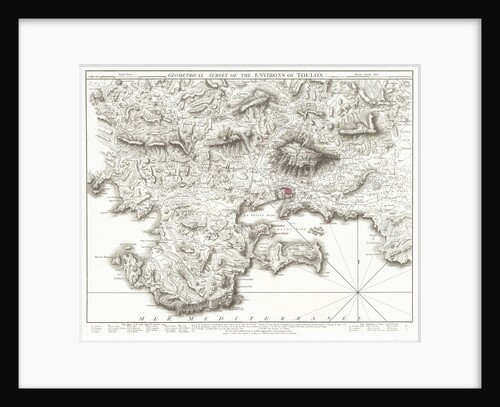 Geometrical survey of the environs of Toulon by Thomas Foot