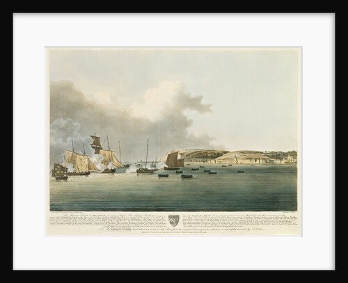 HM frigate 'Diamond' of Cape Le Heve by J. Boxer