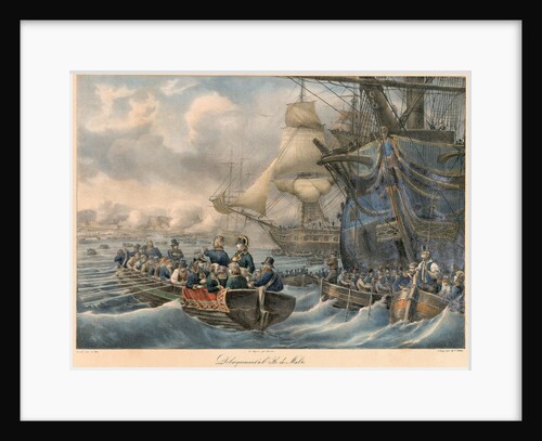 Bonaparte landing on Malta by Gudin
