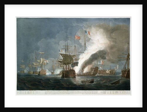 The Battle of the Nile, 1 August 1798 by Thomas Whitcombe