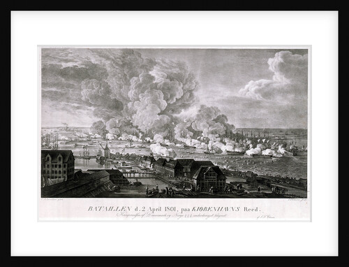 Bataillen d.2 April 1801, paa Kiobenhavns Reed [Battle of 2 April 1801 in Copenhagen Roads] by Christian August Lorentzen
