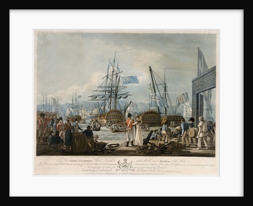 Sir James Saumarez's squadron preparing to pursue the combined squadron of France and Spain, 12 July 1801 by Jaheel Brenton