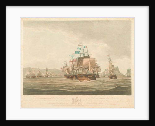 The British squadron at Gibraltar, 12 July 1801 by Jaheel Brenton