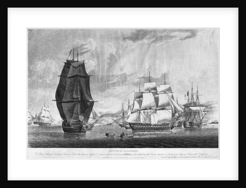 The Battle of Algeciras by Robert Dodd