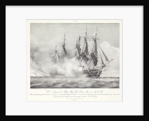 Action between HMS 'Shannon' and the American frigate 'Chesapeake' by Richard King
