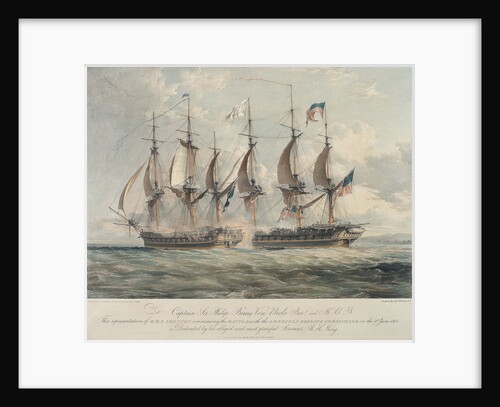 Action between HMS 'Shannon' and the American frigate 'Chesapeake' by Richard King
