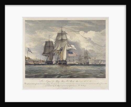 Action between HMS 'Shannon' and the American frigate 'Chesapeake' by Richard King