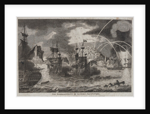The bombardment of Algiers by Edward Orme