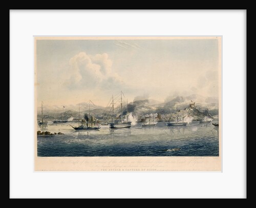 The attack and capture of Sidon by J. F.