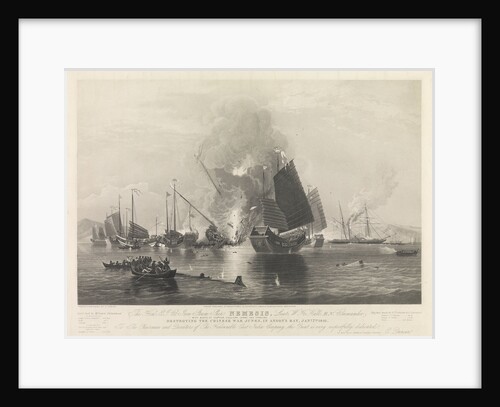 The East India Company iron steam ship 'Nemesis' by Edward Duncan