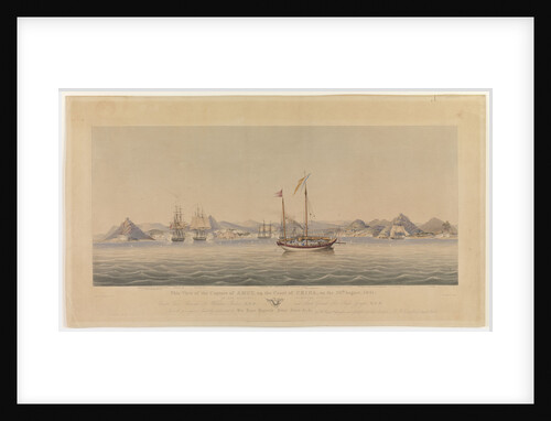 This View of the Capture of Amoy on the Coast of China, on the 26th August, 1841 by Her Majesty's Combined Forces by Henry Papprill