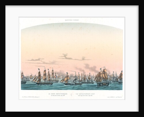 The expeditionary body on the way to the Crimea - September 1854 by Louis Le Breton