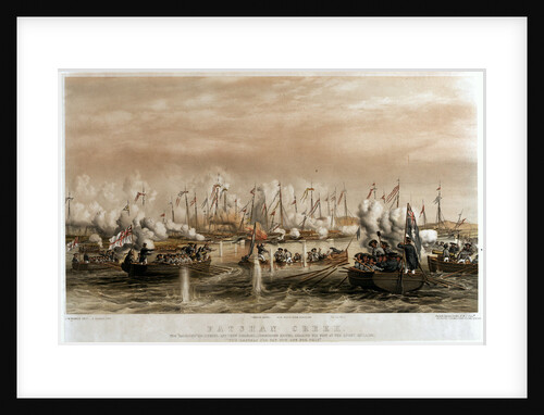 The Battle of Fatsham Creek, 1 June 1857 by Oswald Walter Brierly