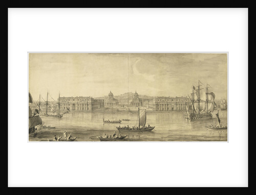 A prospect of Greenwich Hospital from the river by Jacques Rigaud