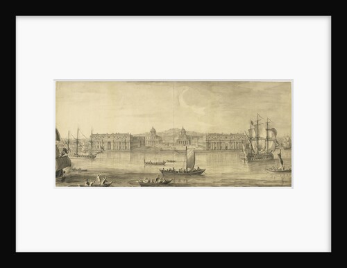A prospect of Greenwich Hospital from the river by Jacques Rigaud