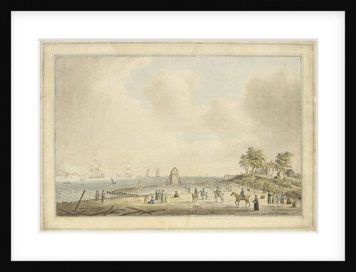 The arrival of Princess Charlotte at Harwich, September 1761 by Dominic Serres the Elder