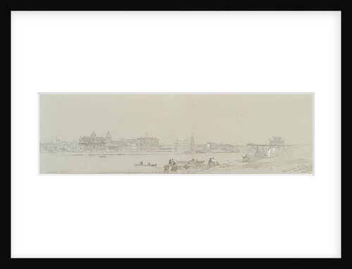 Greenwich from the N. E. / 19 October 1848. The weather very cold ... by John Wilson Carmichael