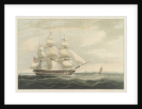 The 'Thomas Coutts' entering Bombay in 1826 during her second voyage by William John Huggins