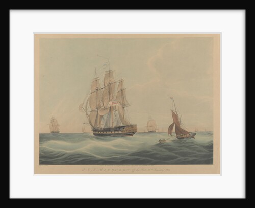 HCS 'MacQueen' (1821) off the Start, 26th January 1832 by William John Huggins