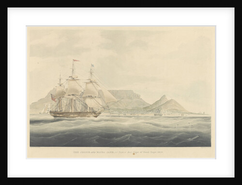 The Jessie and Eliza Jane in Table Bay, Cape of Good Hope, 1829 by Edward Duncan