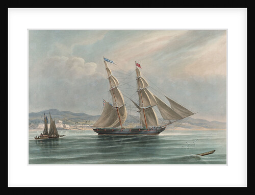The brig 'Governor Maclean' by William John Huggins